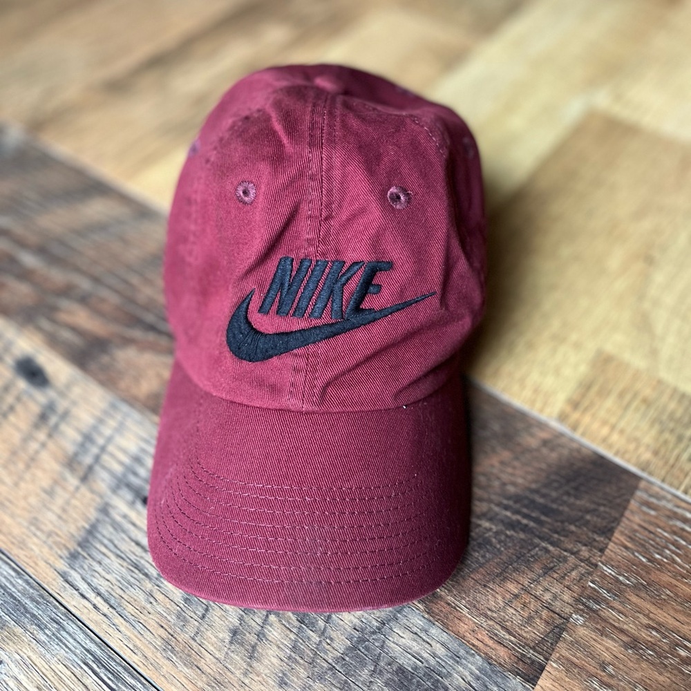 Nike Maroon Cap with Black Logo